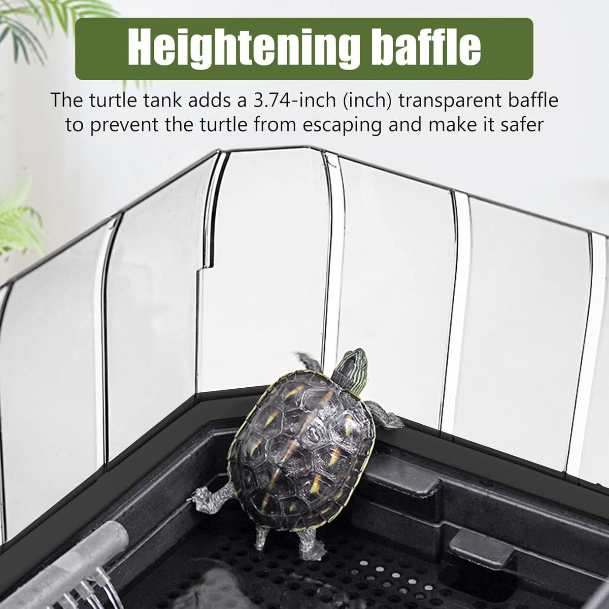 Turtle Aquarium Turtle Tank kit with Water Filter D825741
