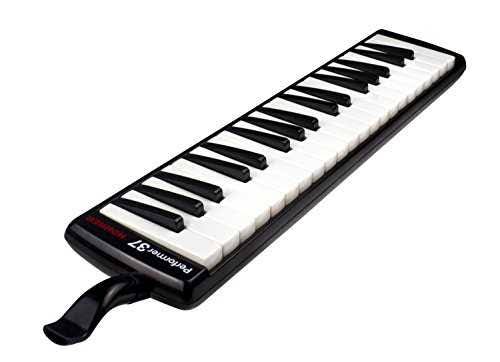37 Key Black Melodica with Case T818