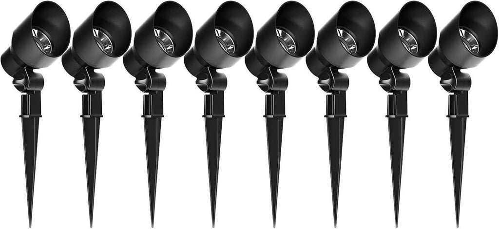 Low Voltage LED Outdoor Landscape Floodlight 8 Pack W78831