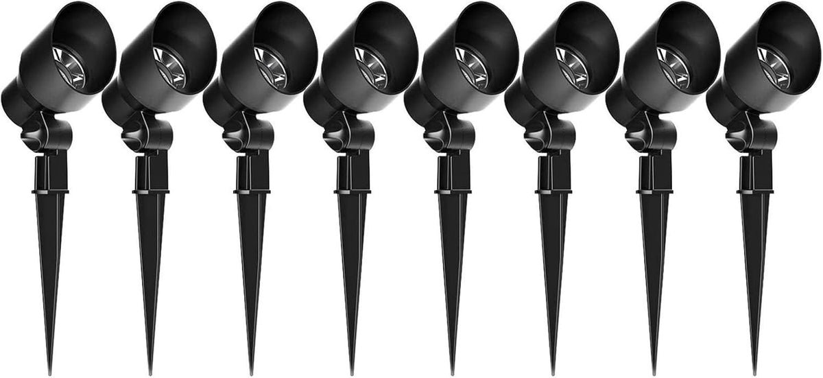 Low Voltage LED Outdoor Landscape Floodlight 8 Pack W78831