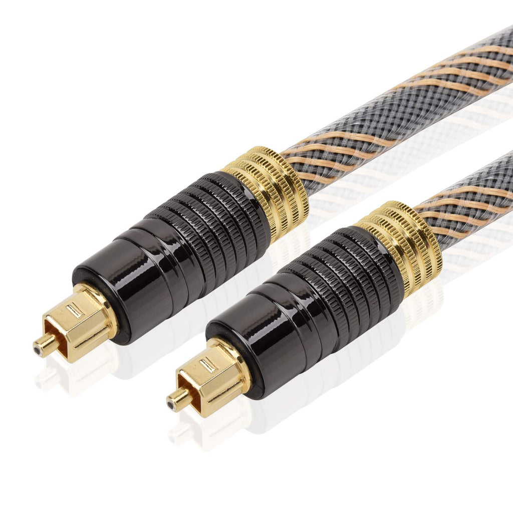 Digital Optical Audio Cable Male to Male 3M Pack of 2 M4381
