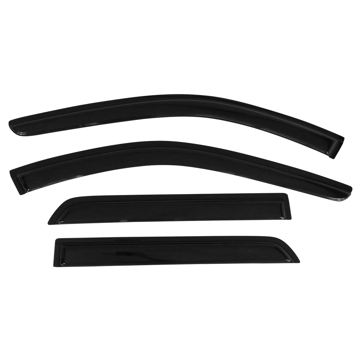 4Pc Acrylic Window Visors Vent Deflector Rain Guard U4332