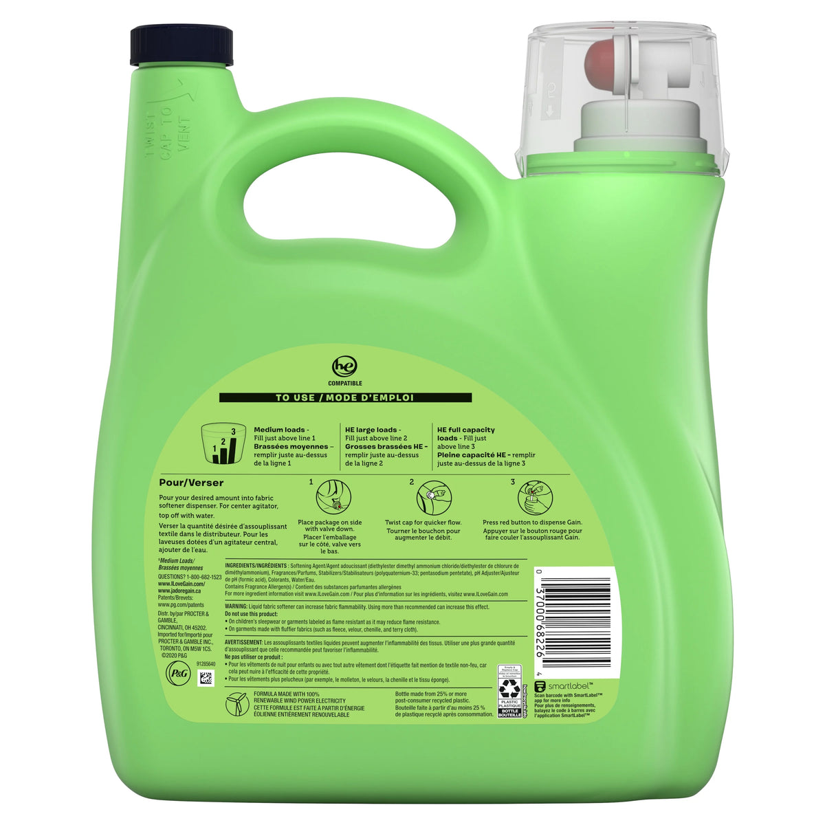 150 Fluid Ounce Liquid Fabric Softener Q96269