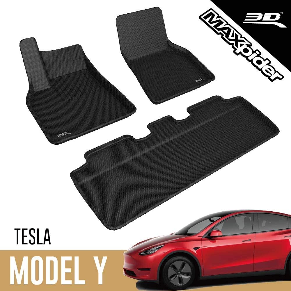 All-Weather Floor Mats for Tesla Model Y 5-Seat K684