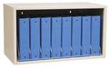 Beige File Storage Rack with 8 Capacity S875