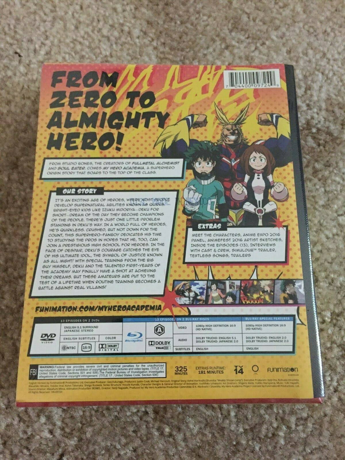 My Hero Academia Season One Blu-ray Q551043