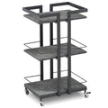 Metal Storage Rolling Cart with Wheels O400