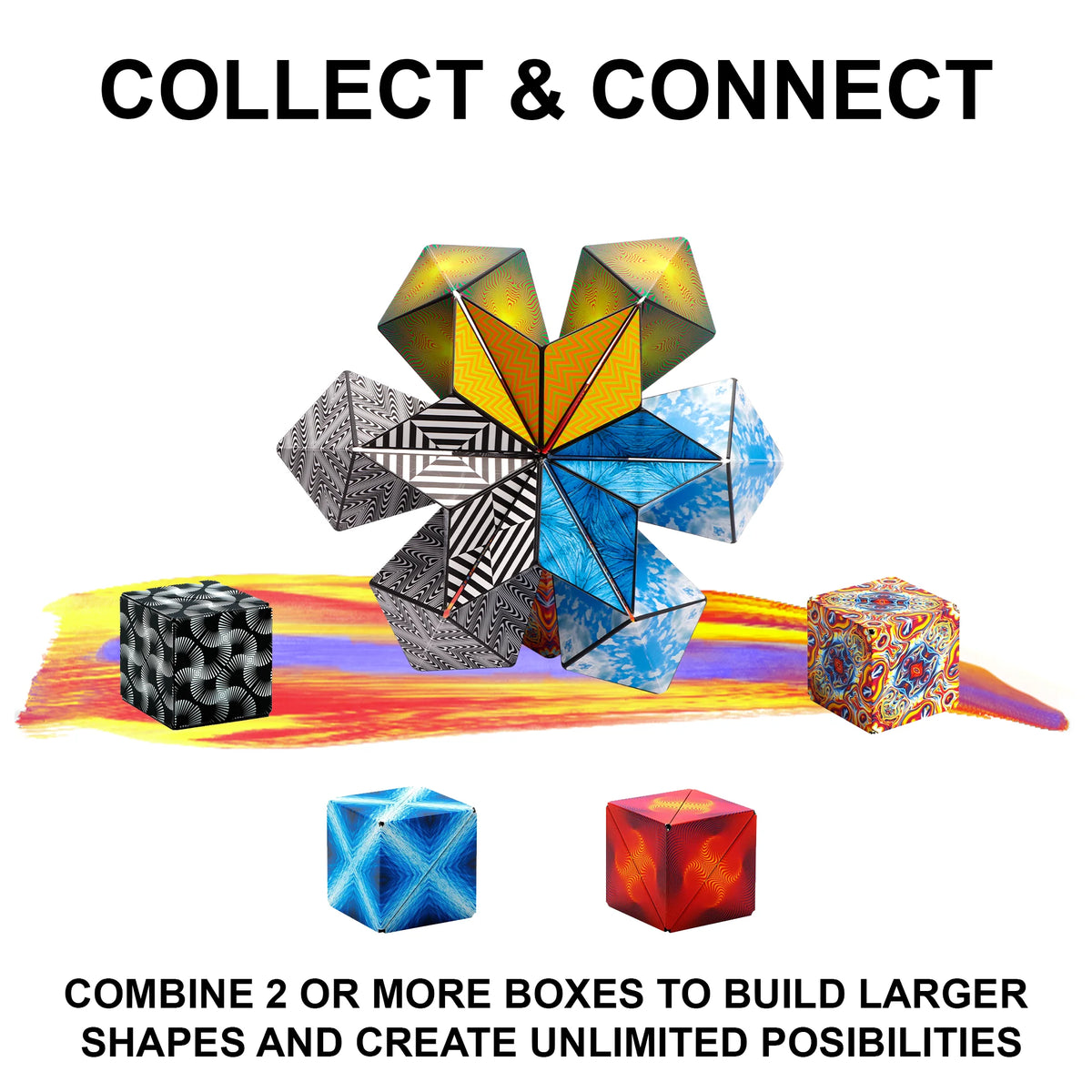 Shape Shifting Box with 36 Rare Earth Magnets O83638