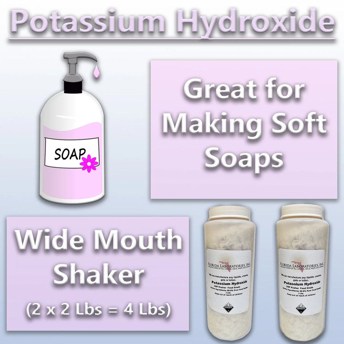 4 Lbs Potassium Hydroxide R980329