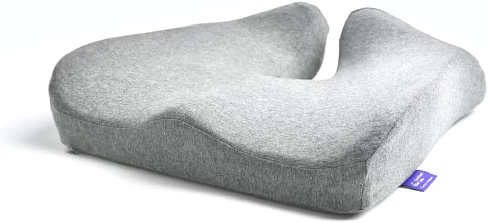 Light Grey Memory Foam Seat Cushion D978