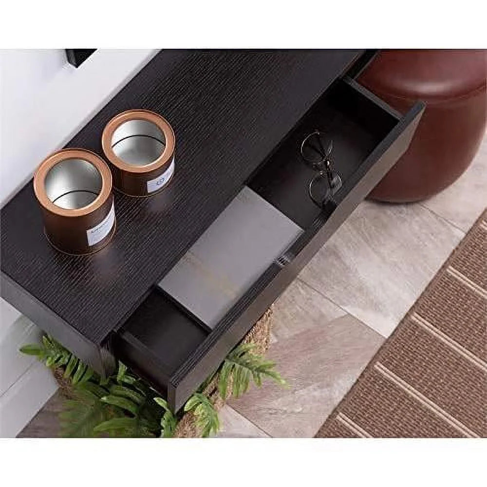 Cappuccino Wood Floating TV Stand P6758