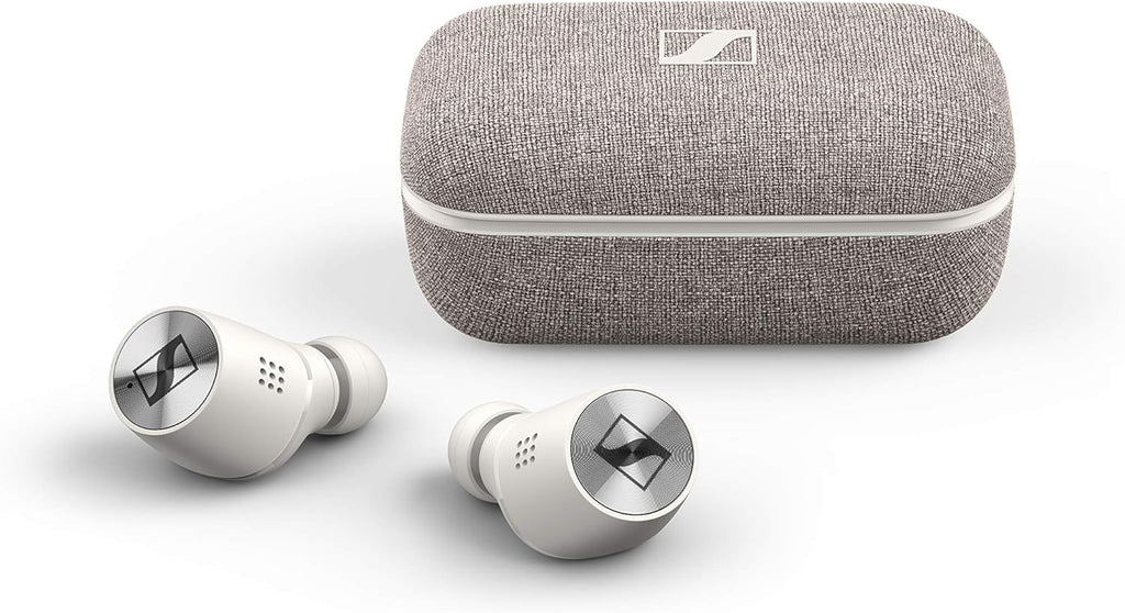 White Bluetooth Earbuds with Active Noise Cancellation Z966