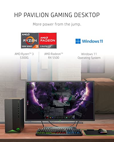 AMD 6-Core Ryzen 5 5600G Desktop Computer with 8GB RAM 256GB SSD O75376