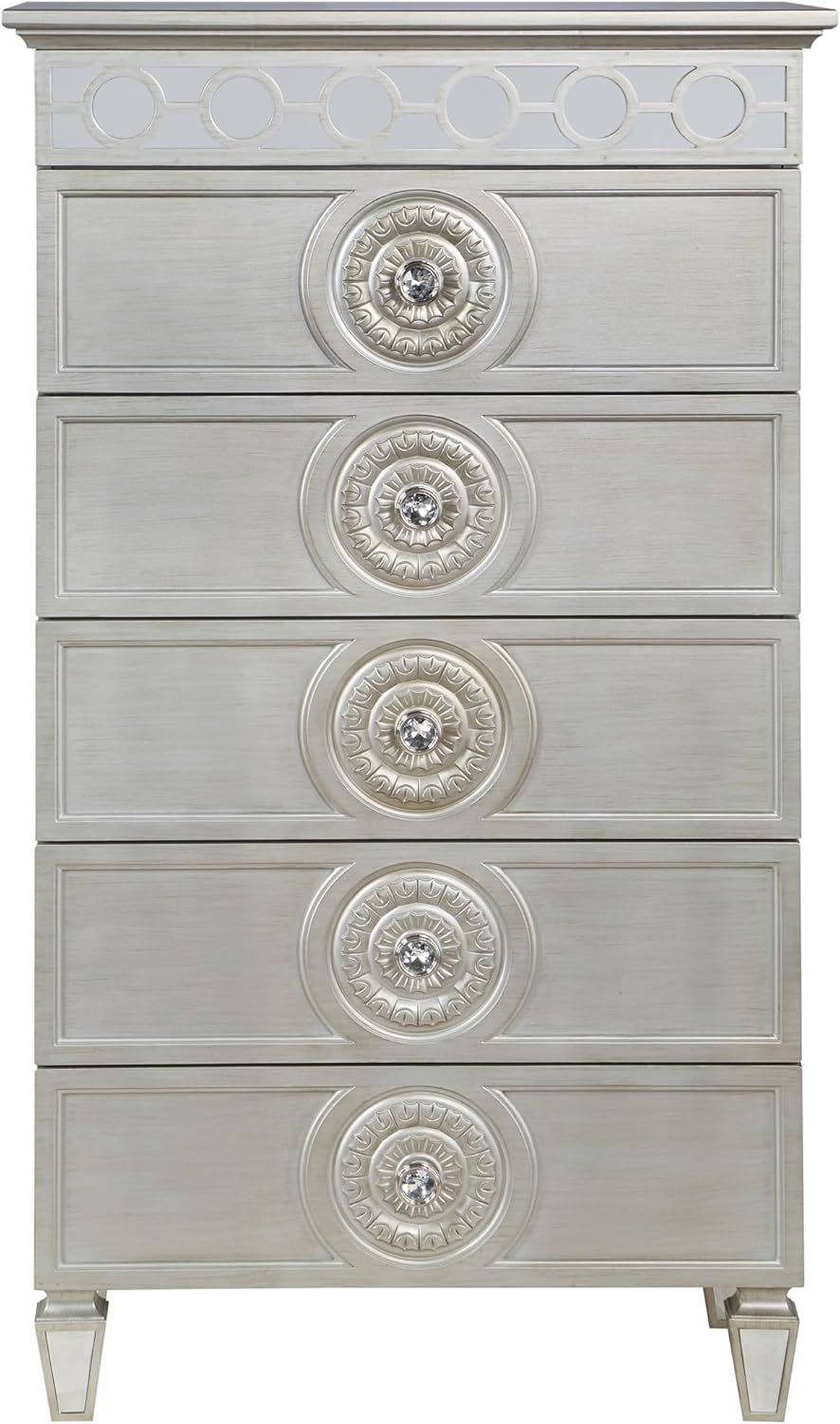 Silver Mirrored Chest Z5471