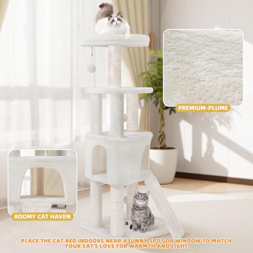 Grey Cat Tree with Scratching Post W16451