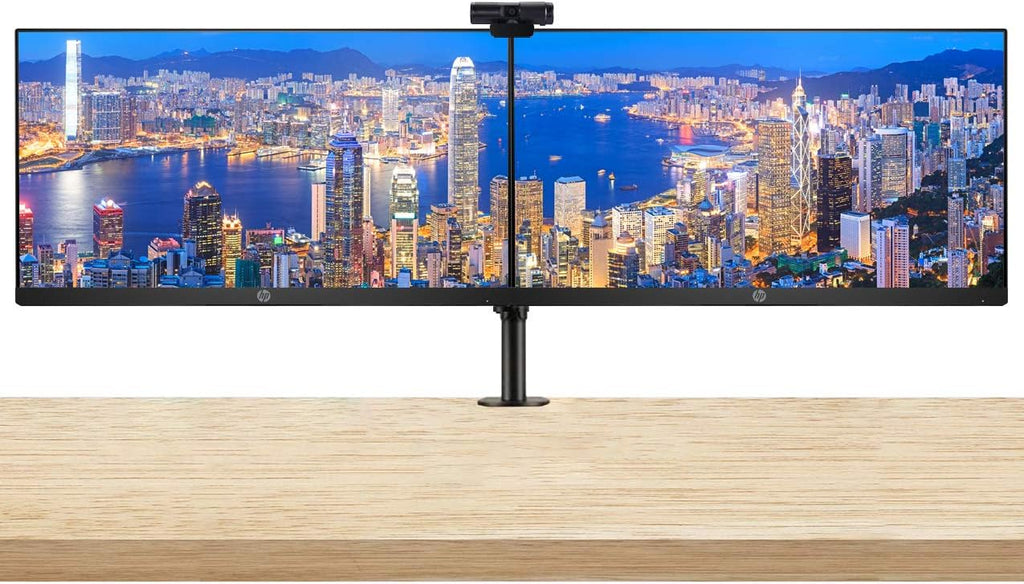 27 Inch FHD IPS Anti-Glare Monitor 2-Pack with Webcam and Dual Monitor Stand U619