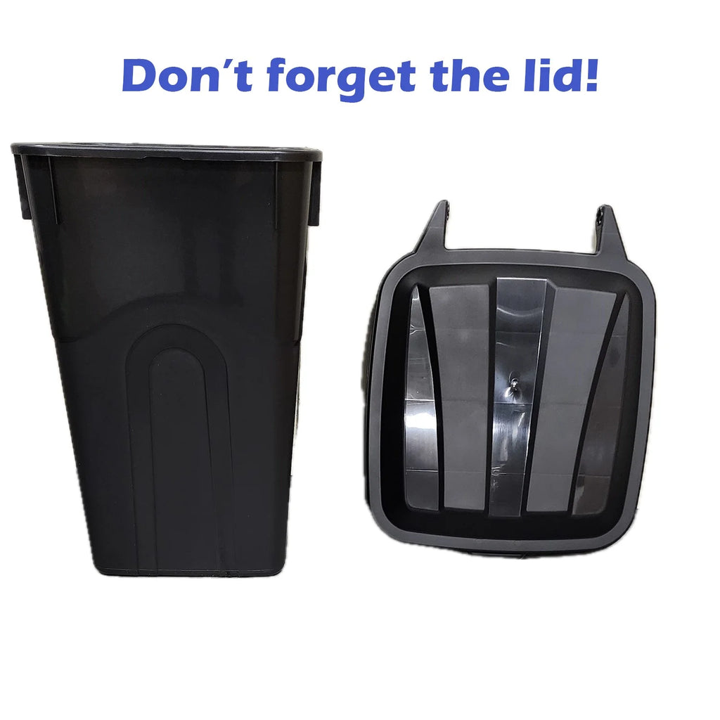 45 Gallon Wheeled Heavy Duty Plastic Garbage Can D4349