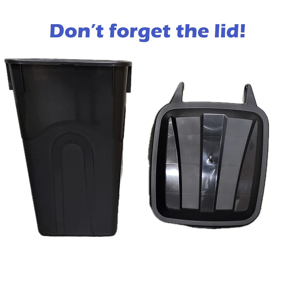 45 Gallon Wheeled Heavy Duty Plastic Garbage Can D4349