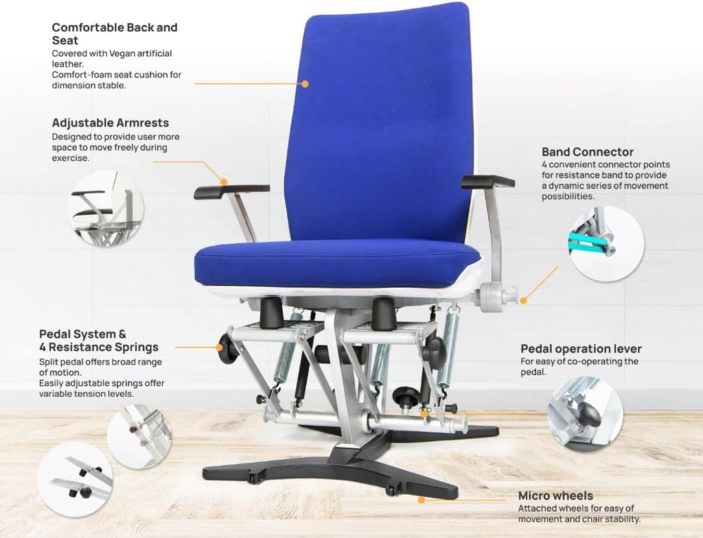 Ergonomic Office Chair Exercise Chair Pilates Yoga Reformer T22187