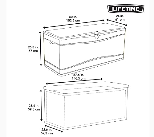 130 Gallon Extra Large Deck Box Z6338