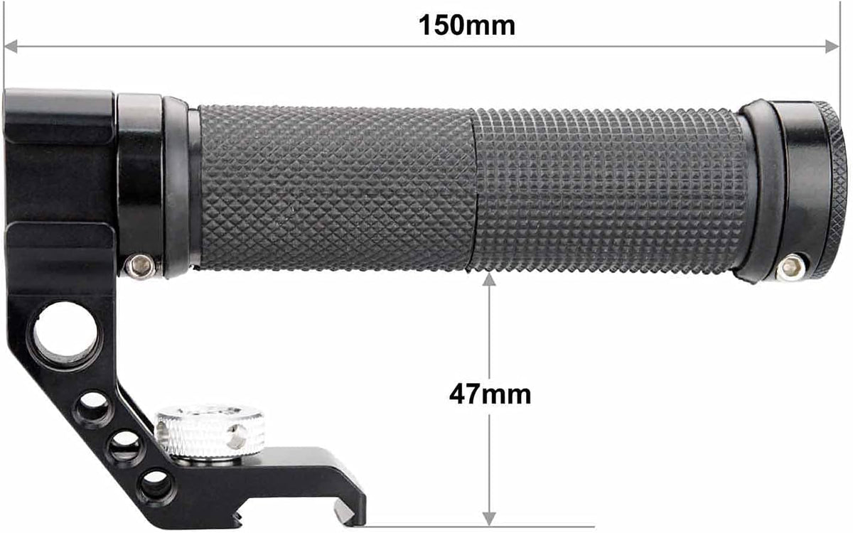 Rubber Top Handle with NATO Rail and 3-Cold Shoe J903085