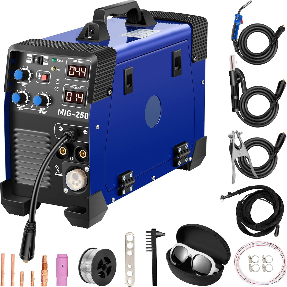 200 Amp 3 in 1 MIG TIG Arc Welding Machine with IGBT Inverter and Digital Display Z7512