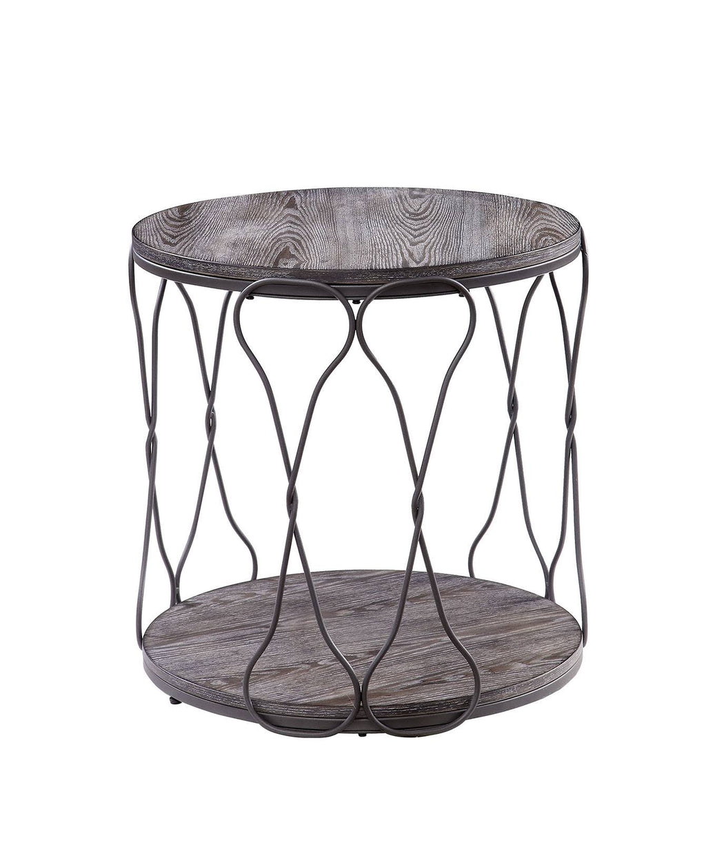Gray End Table S7562