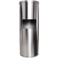 Stainless Steel Floor Stand Wipe Dispenser with Built-in Trash Can K52047
