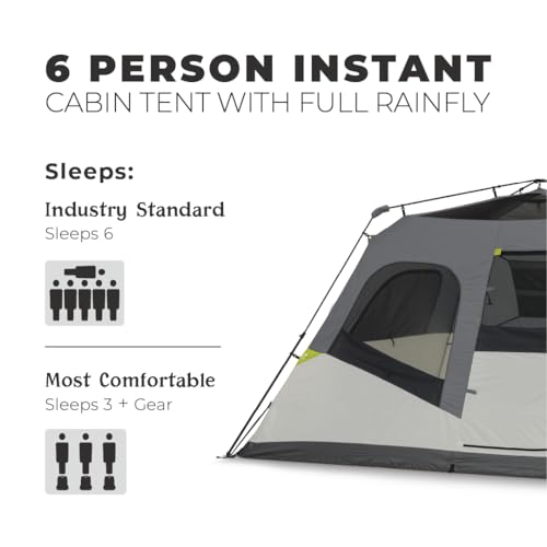 Large Multi Room Tent with Full Rainfly and Carry Bag Y525248