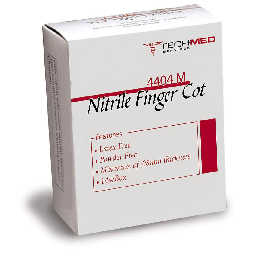 Nitrile Finger Cot, Pre-Rolled, Non-Latex, Medium 144 ct C941
