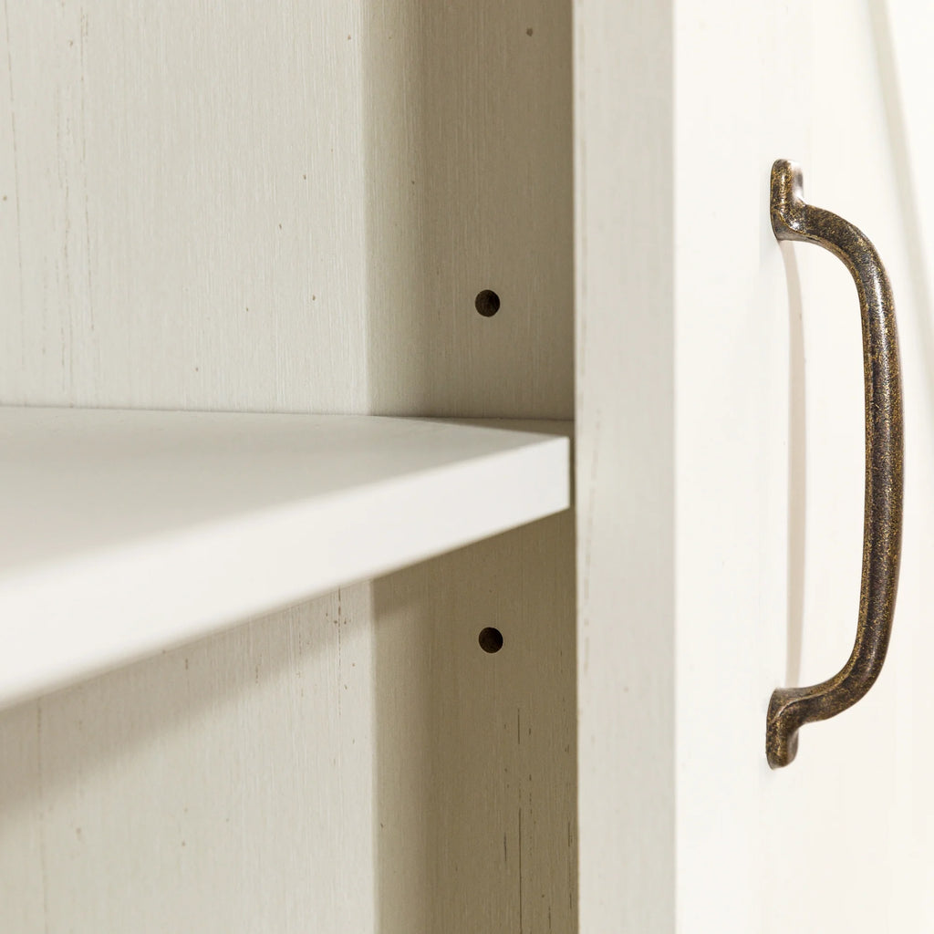 White Barn Door TV Stand Z13702
