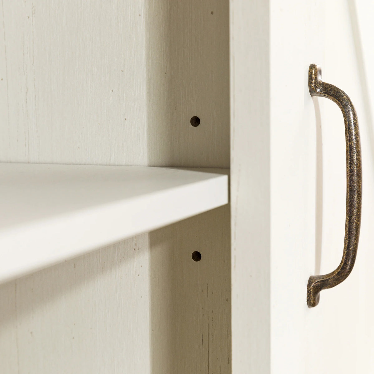 White Barn Door TV Stand Z13702