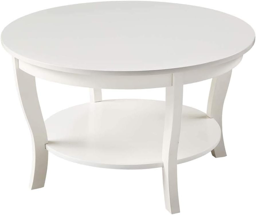Dark Gray Round Coffee Table T694794