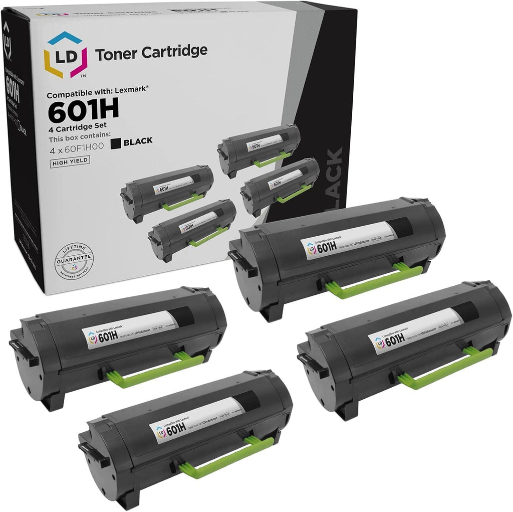 Black 4-Pack Toner Cartridge L162