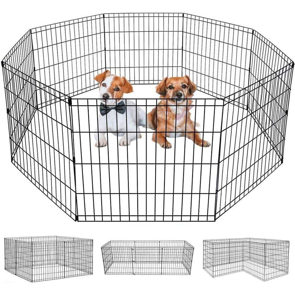 48/42/36/30/24 inch 8 Panel Dog Pen with Door F538