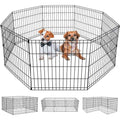 48/42/36/30/24 inch 8 Panel Dog Pen with Door F538