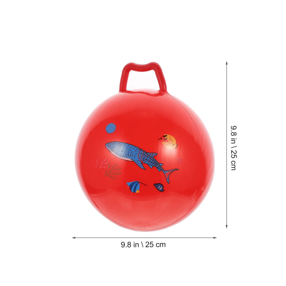 3Pcs Inflatable Hopper Balls with Handle F529189