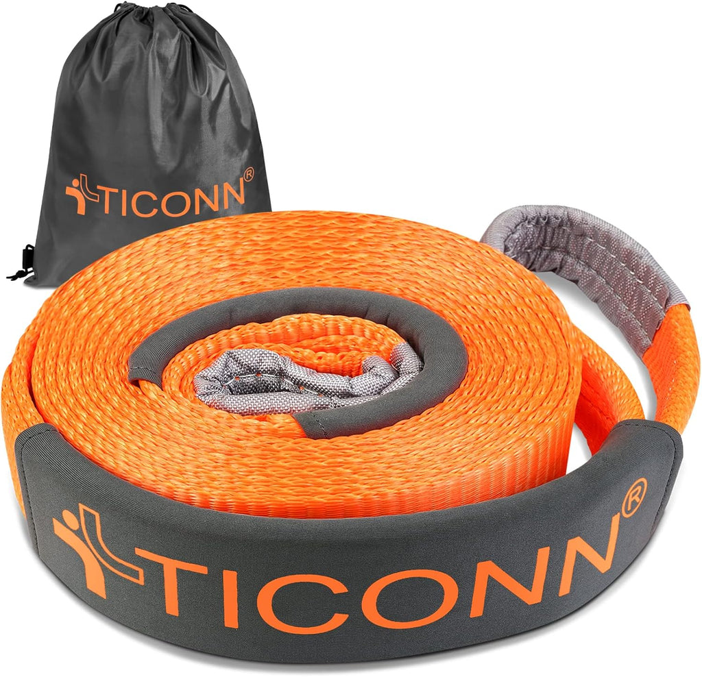Recovery Tow Strap with Tree Saver, 35,000 lbs Break Strength S39829