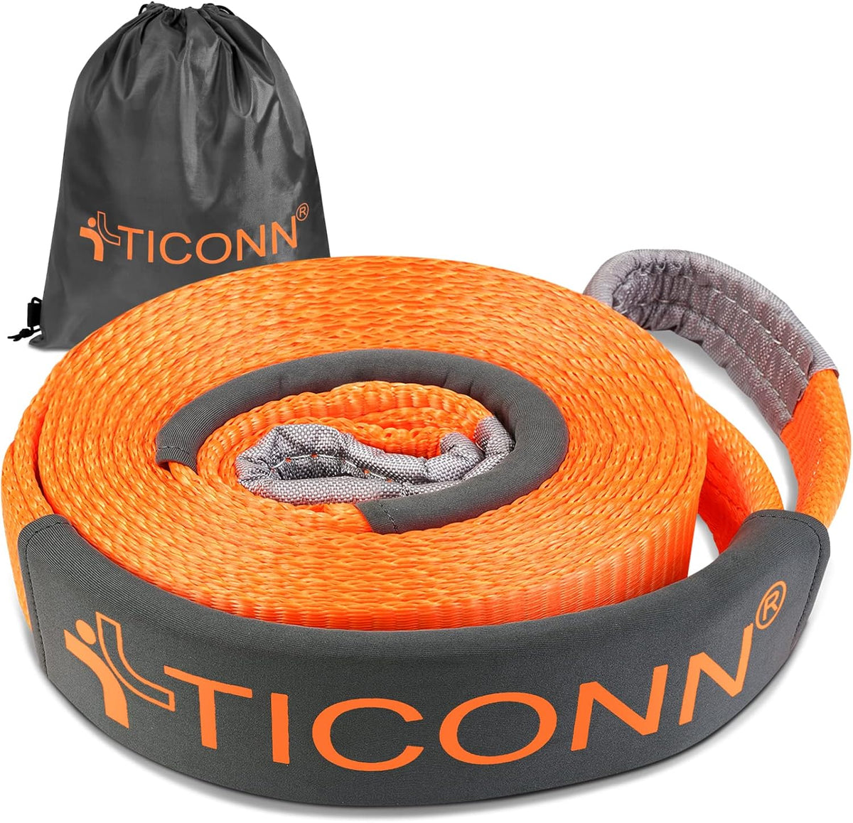 Recovery Tow Strap with Tree Saver, 35,000 lbs Break Strength S39829