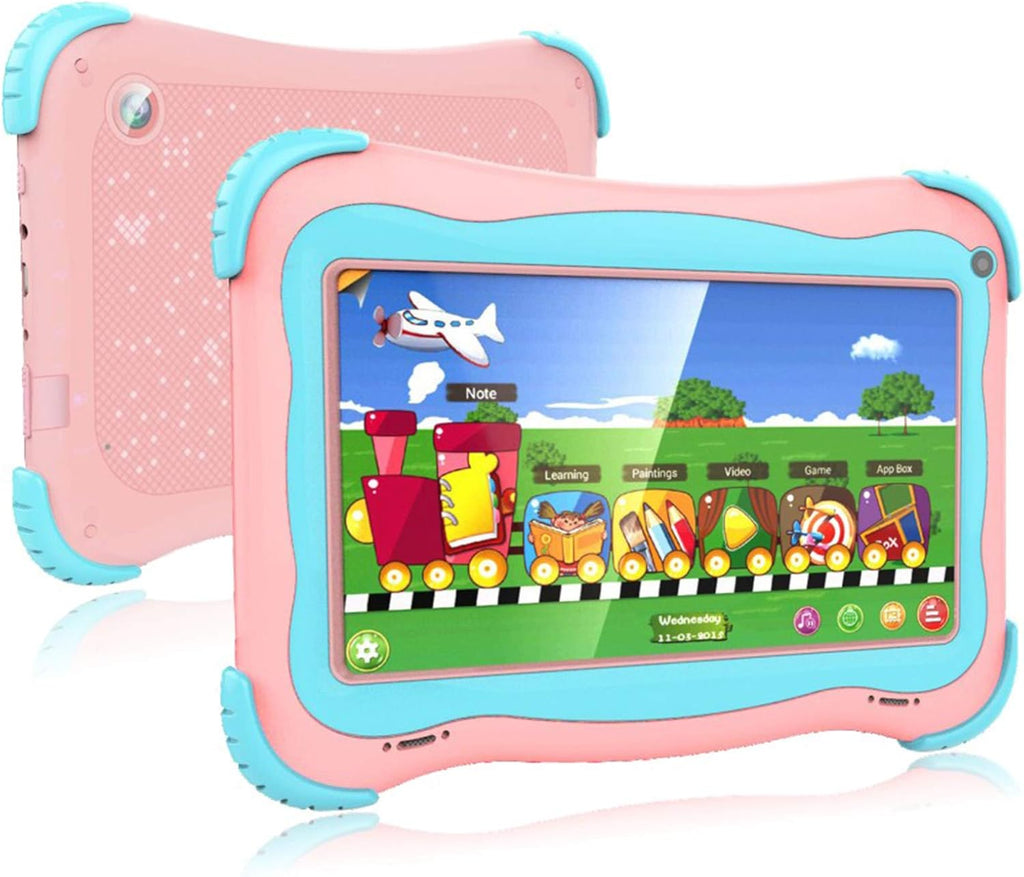 Pink Kids Tablet 7 Android Tablet 1GB + 32GB Pack of 2 H409317