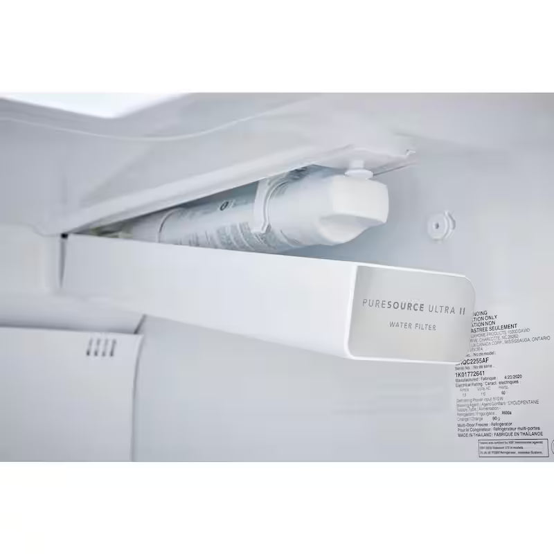 36 in. Wide 21.5 cu. ft. Counter-Depth 4-Door Stainless Steel Refrigerator Q418860