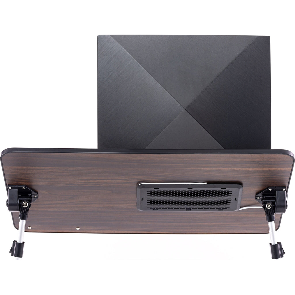 Brown Large Wood Top Lap Desk with Dual Cushion S447900
