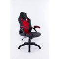 Ergonomic High-Back Executive Office Chair in Black Red I10778