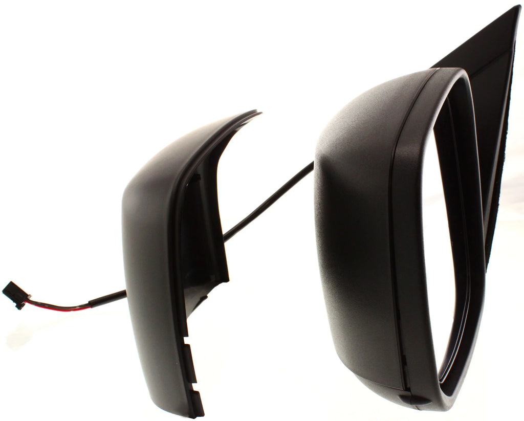 Left Driver Side Heated Paintable Textured Black Mirror O18730