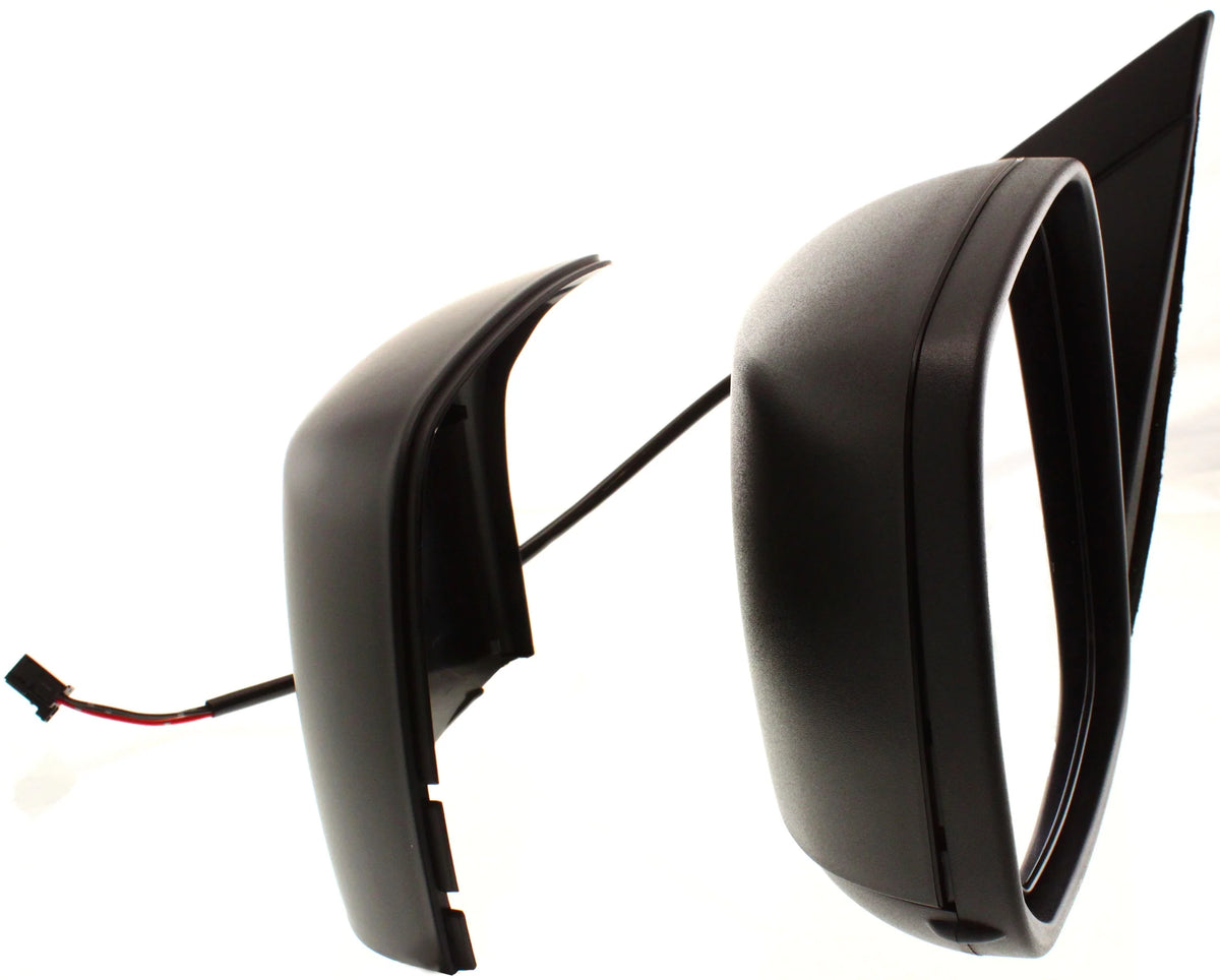 Left Driver Side Heated Paintable Textured Black Mirror O18730