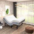 Queen Adjustable Bed Frame with 14 Mattress, Electric Massage, USB, App Control W86889