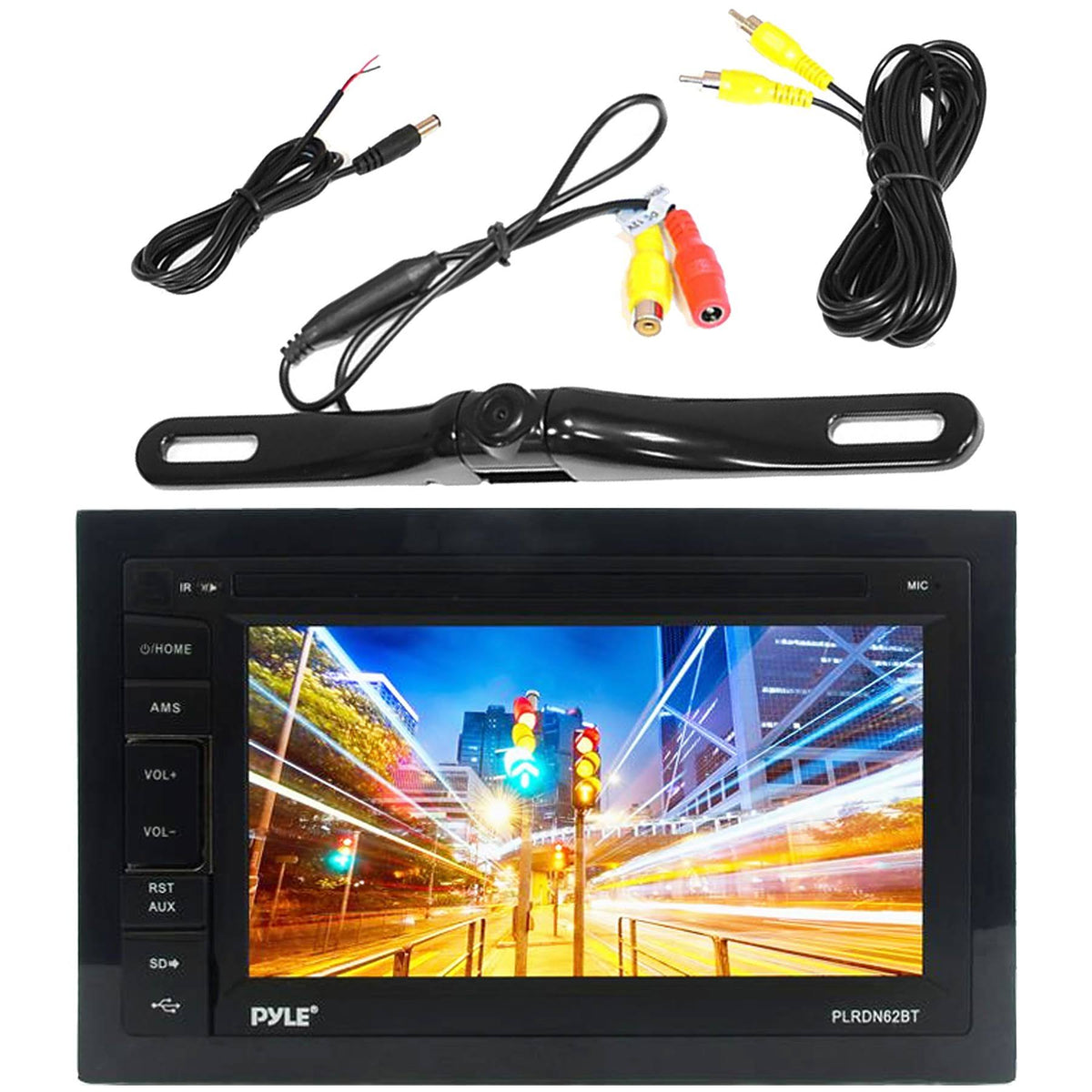 6.5 Bluetooth Double DIN LCD Touch Screen Receiver with AM/FM USB J398