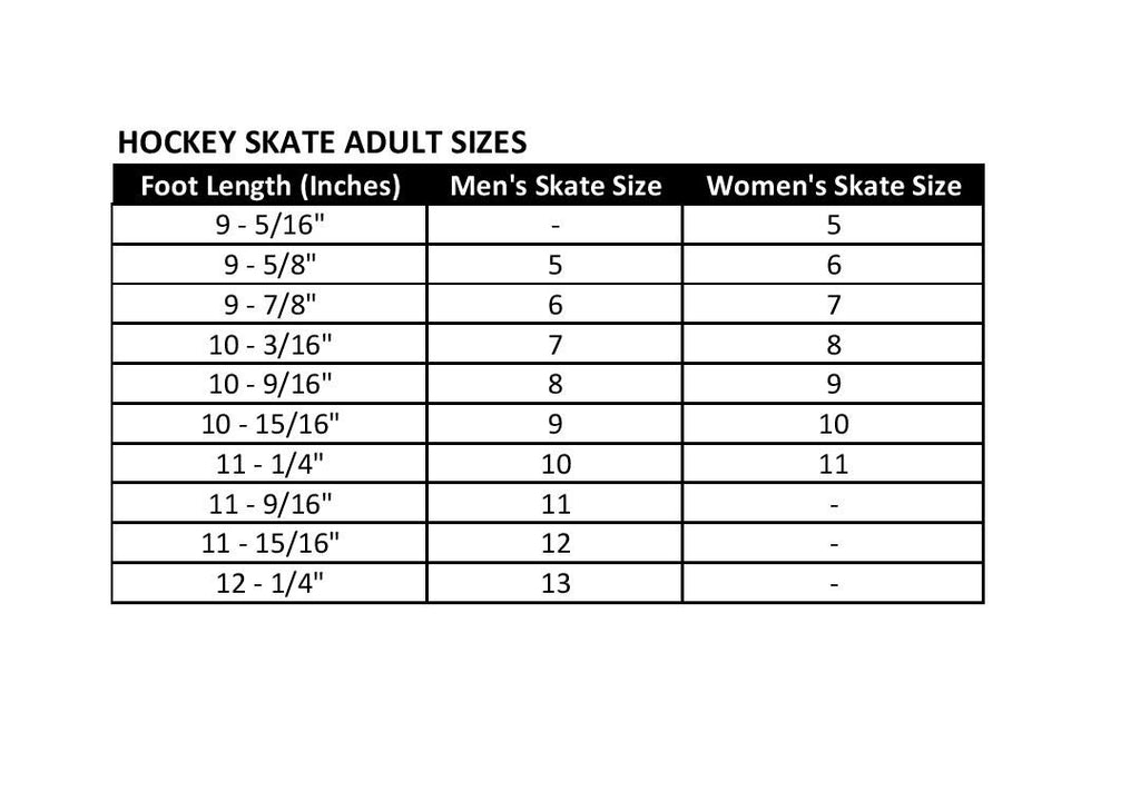 Black Hockey Skate Y427