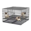 Puppy Playpen with Plastic and Floor Grid G4945