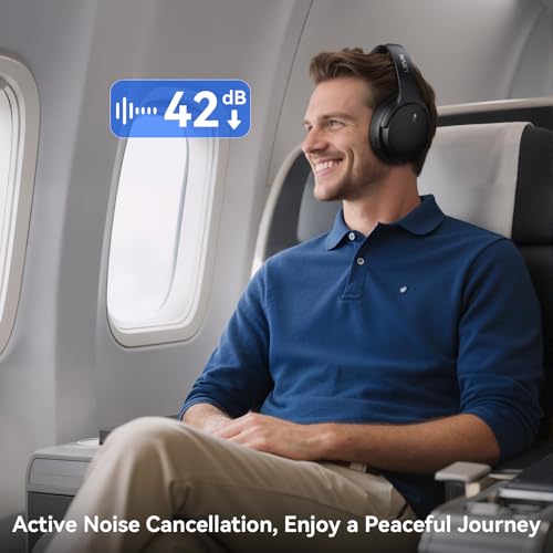Hybrid Active Noise Cancelling Wireless Bluetooth Headphones M281